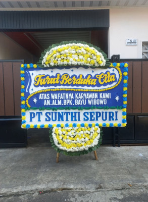 Papan Bunga Duka di 2 Ilir