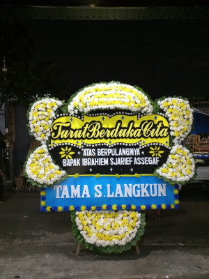 Papan Bunga Duka di 2 Ilir